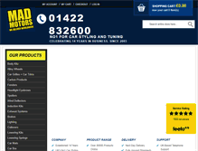 Tablet Screenshot of madmotors.co.uk