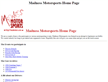 Tablet Screenshot of madmotors.com